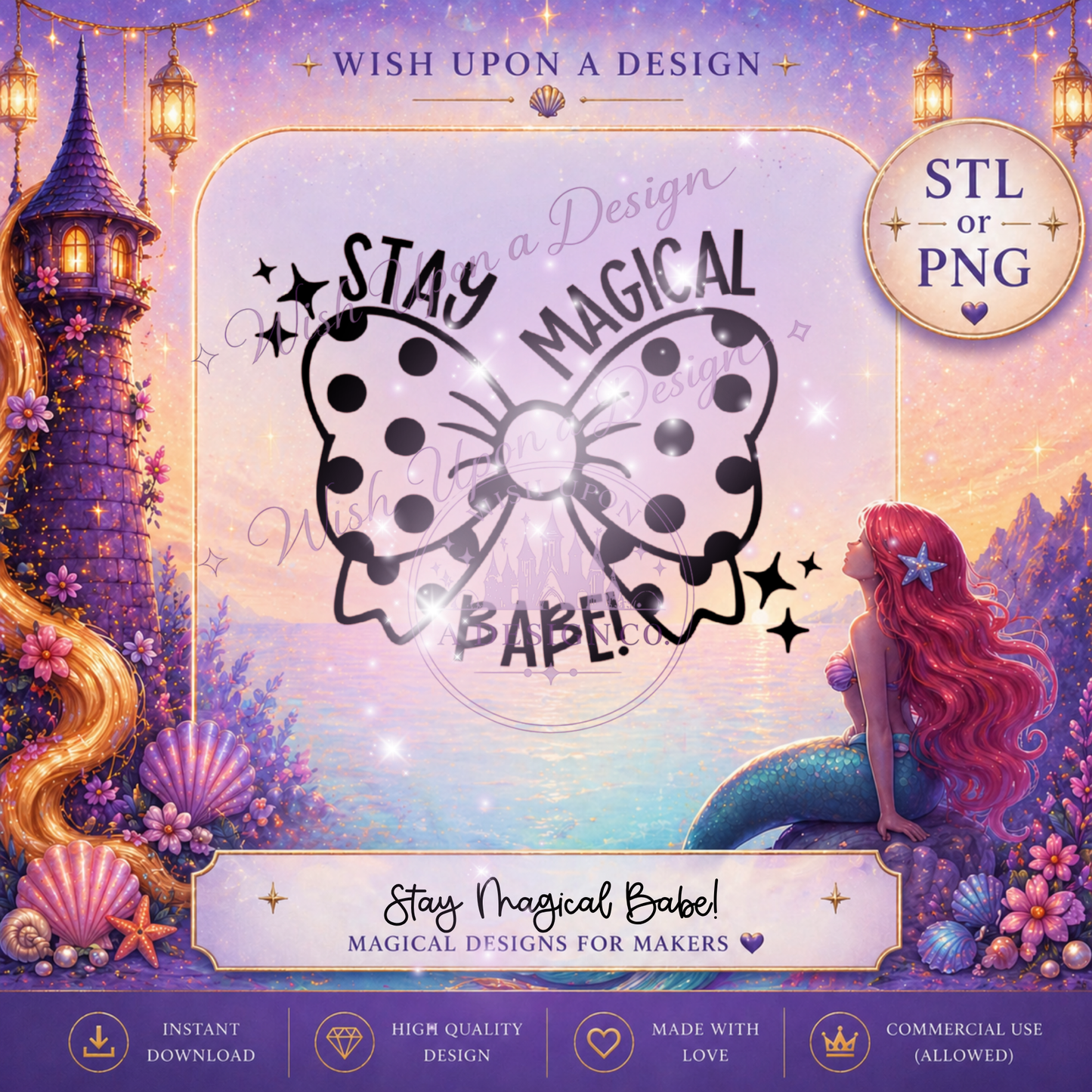 Stay Magical Babe! | PNG Digital Design