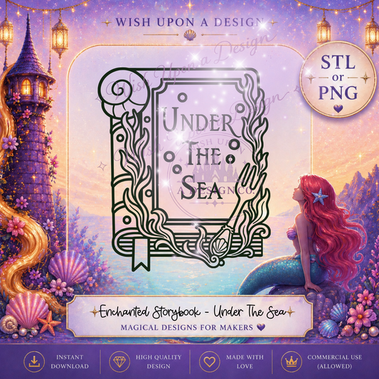 Enchanted Storybook - Under the Sea | PNG Digital Design