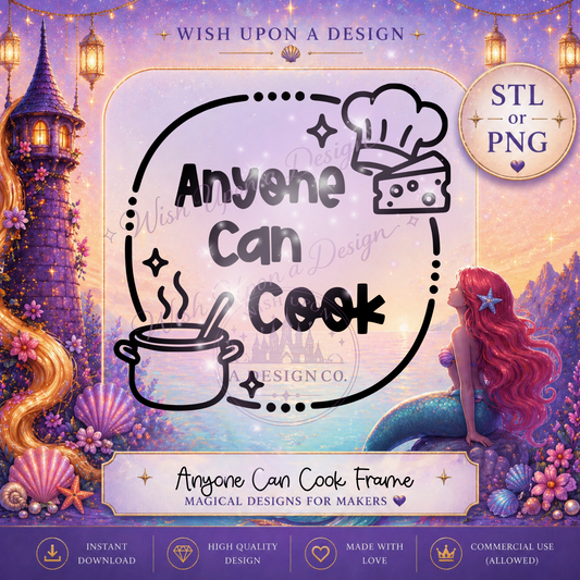 Anyone Can Cook PNG Digital Design